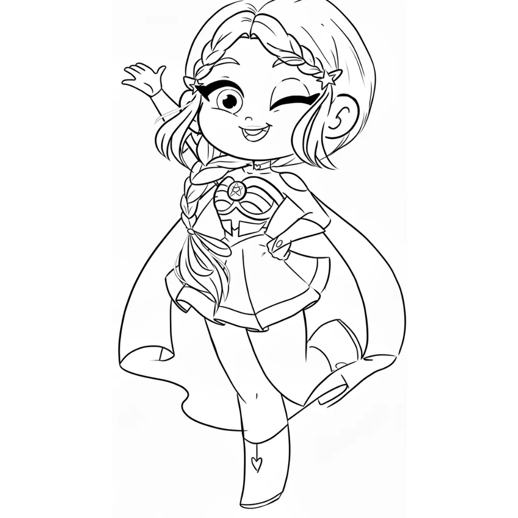 Luli Pampín 6 para colorear para imprimir gratis pdf