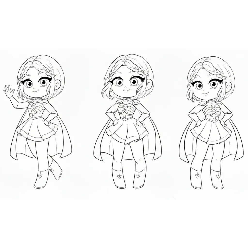 Luli Pampín 8 para colorear para niños para imprimir gratis