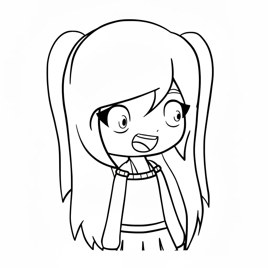 Lyna Y Mandarina 13 para colorear para niños para imprimir