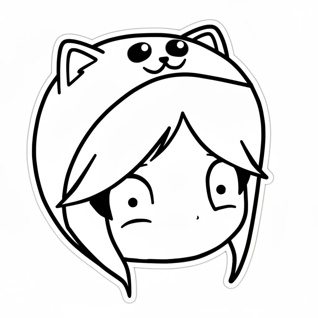 Lyna Y Mandarina 2 para colorear y recortar para imprimir