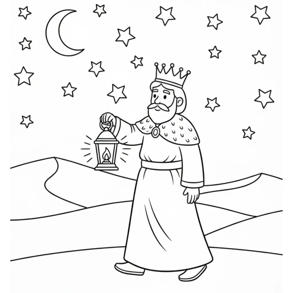 Melchor 13 para dibujar en línea