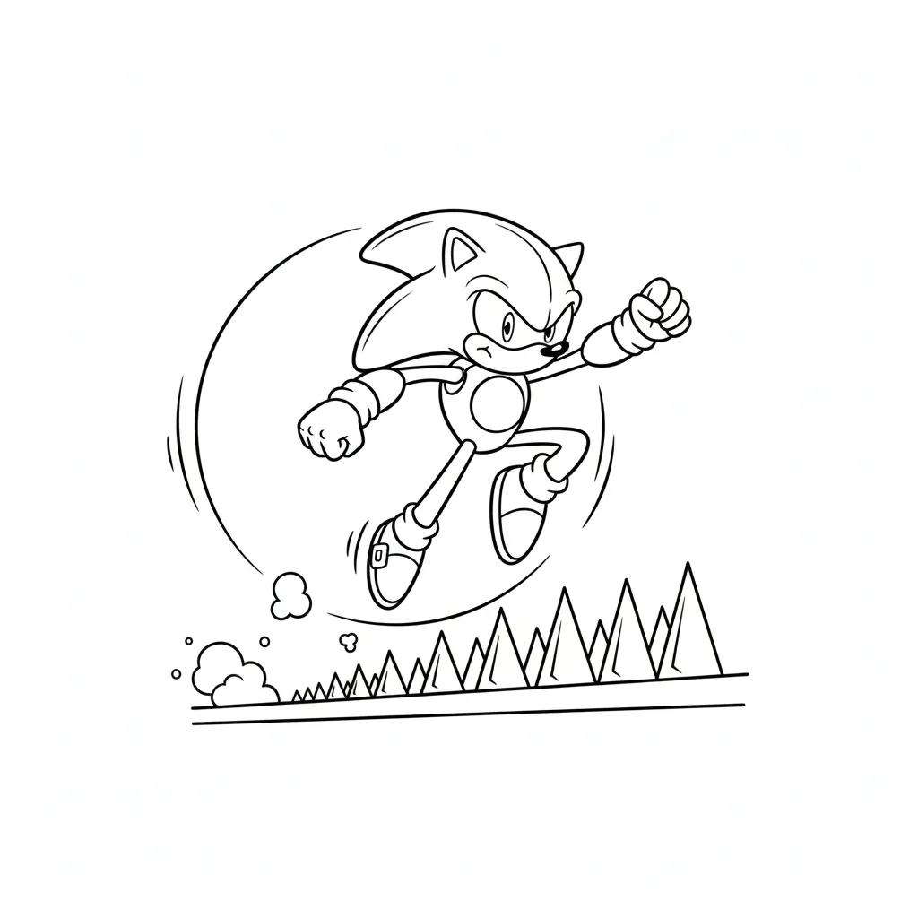 Metal Sonic 3 para colorear y dibujos