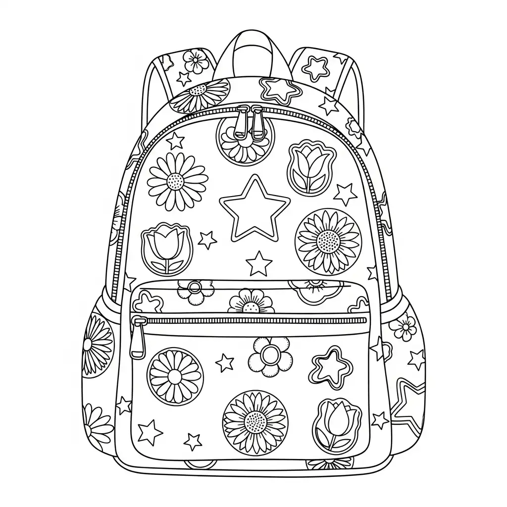 Mochila para colorear para niño de 5 años