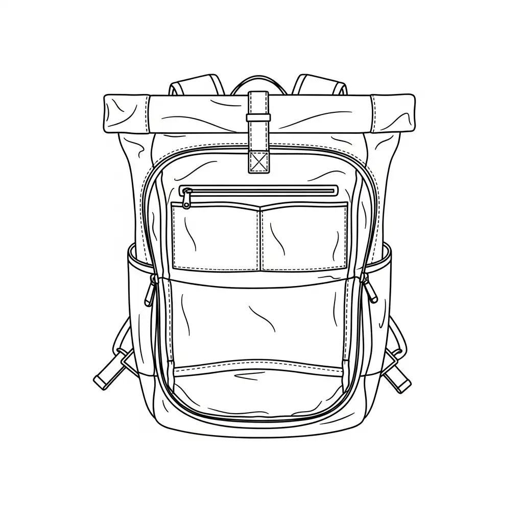 Mochila para colorear para niño gratis