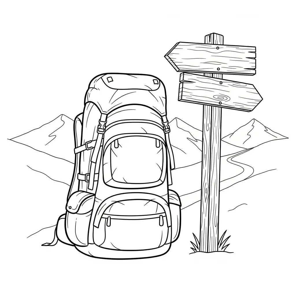 Mochila para colorear para niño de 5 años 1