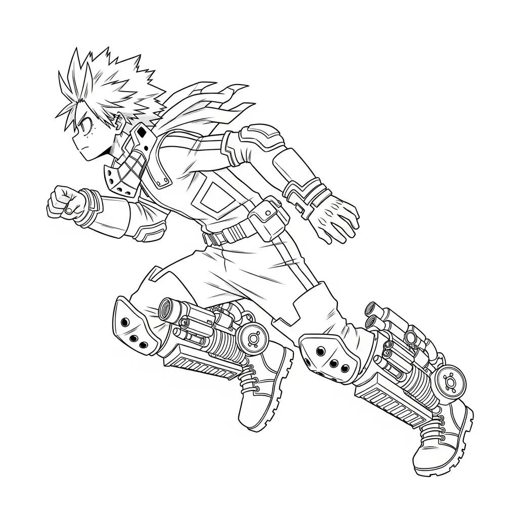 My Hero Academia para colorear en línea