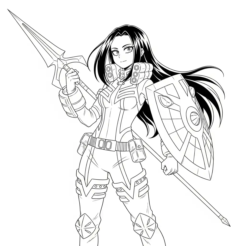 My Hero Academia para colorear para imprimir pdf