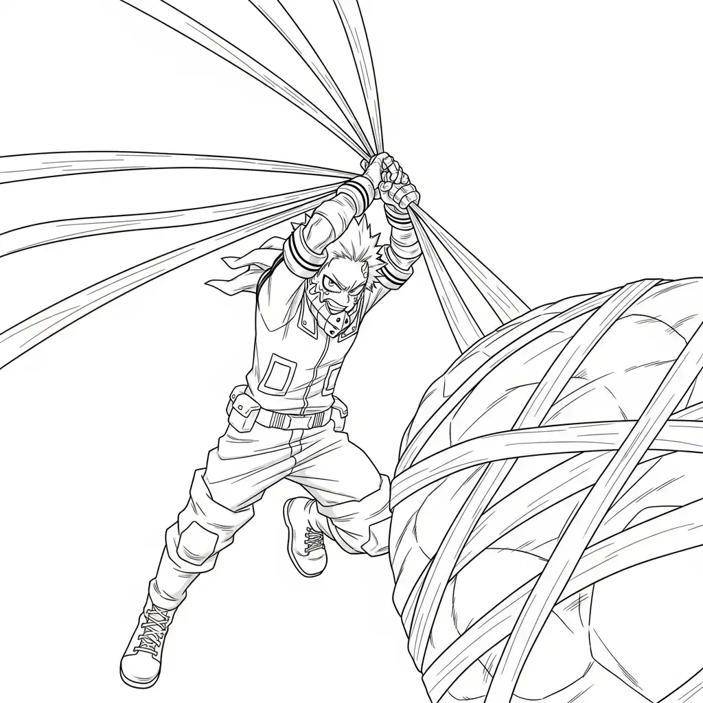 My Hero Academia para colorear para niño de 10 años