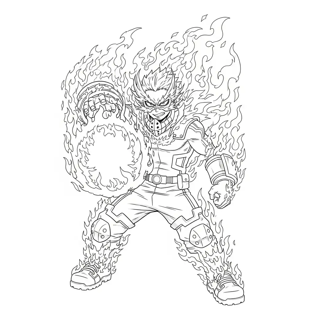 My Hero Academia para colorear en línea para niño