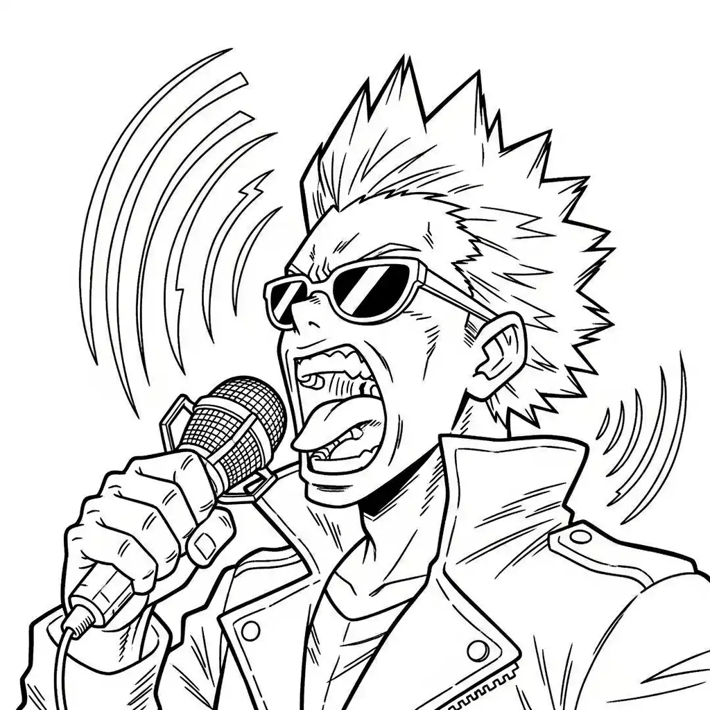 My Hero Academia para colorear para imprimir pdf gratis 1