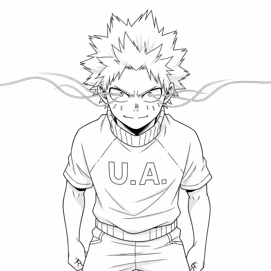 My Hero Academia para colorear para niños