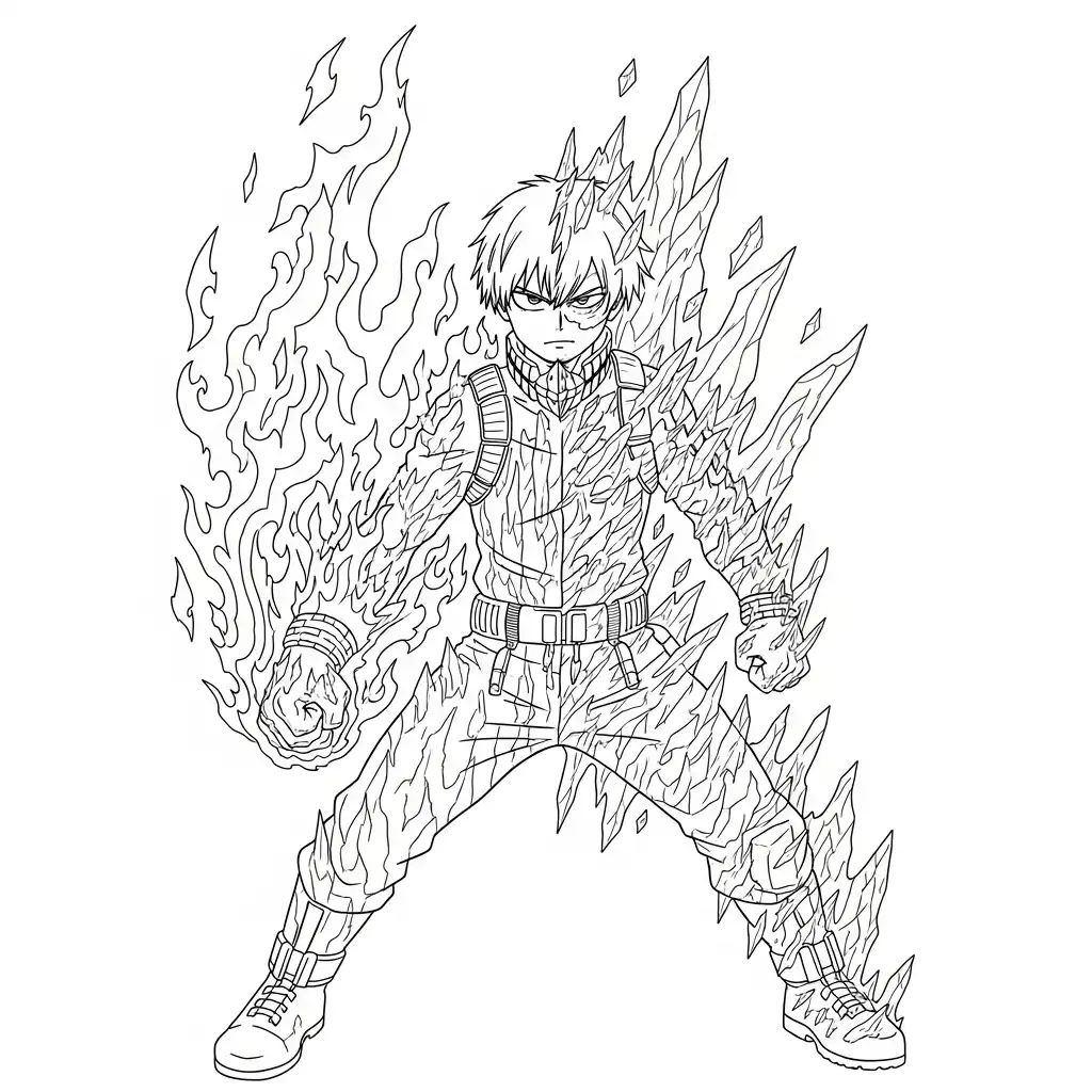 My Hero Academia para colorear y dibujos