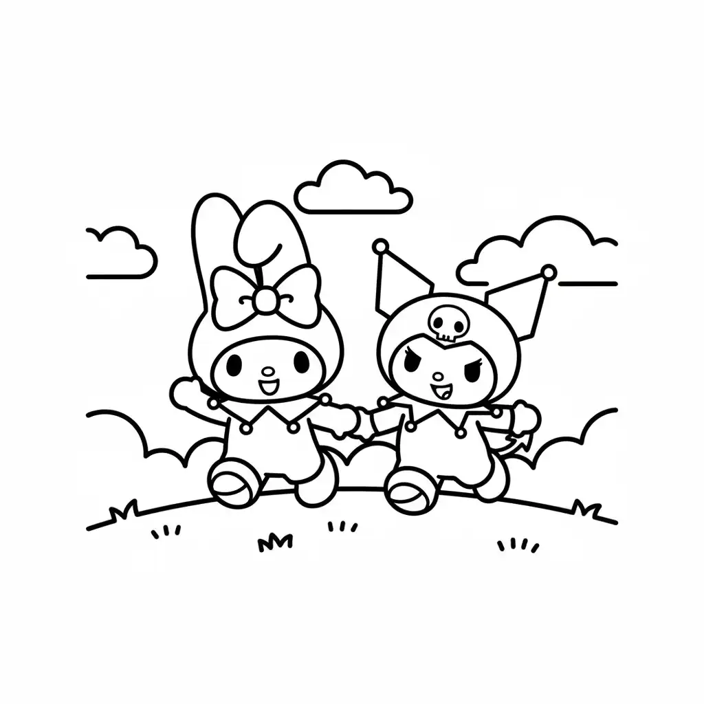 My Melody para colorear para niño de 10 años