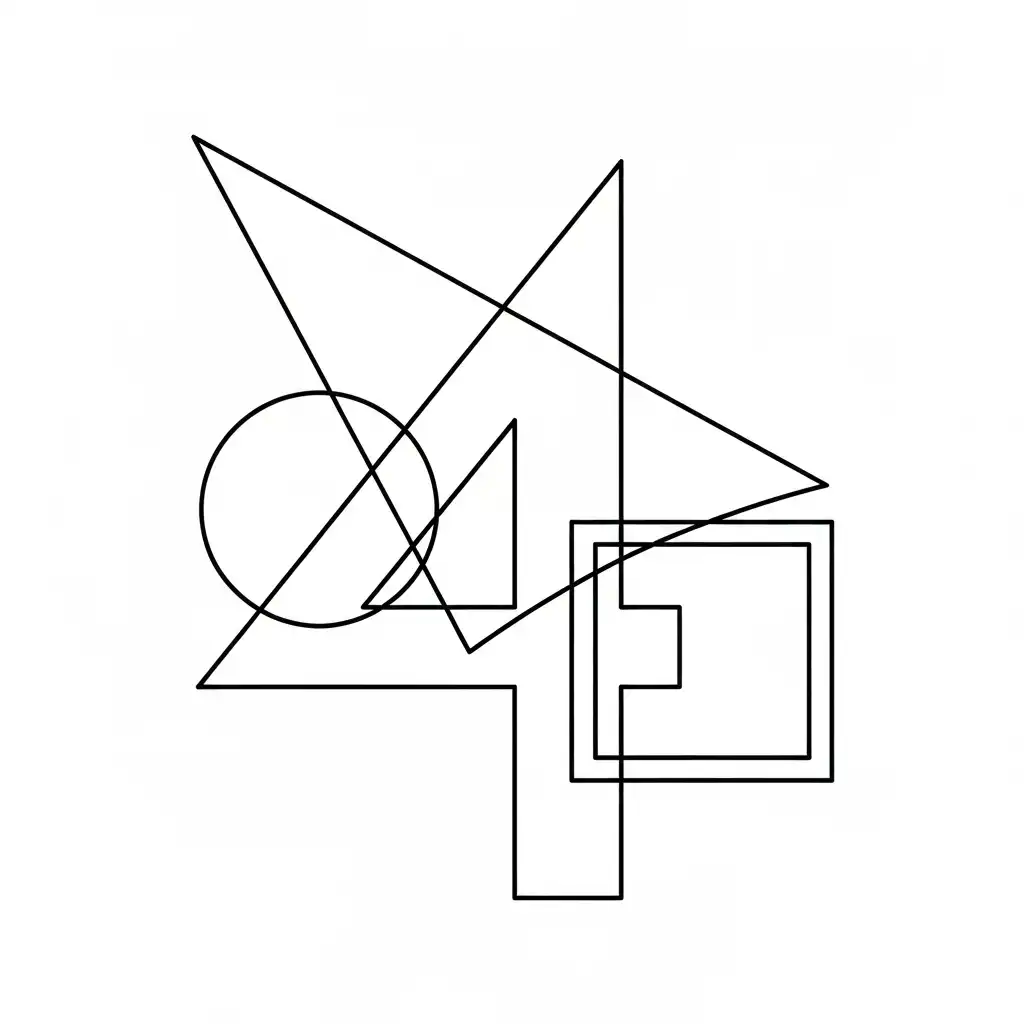 Numero 4 para colorear para primaria