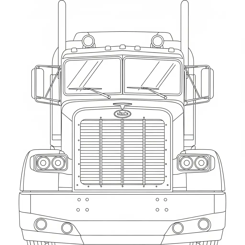 Optimus Prime para colorear para niños para imprimir gratis