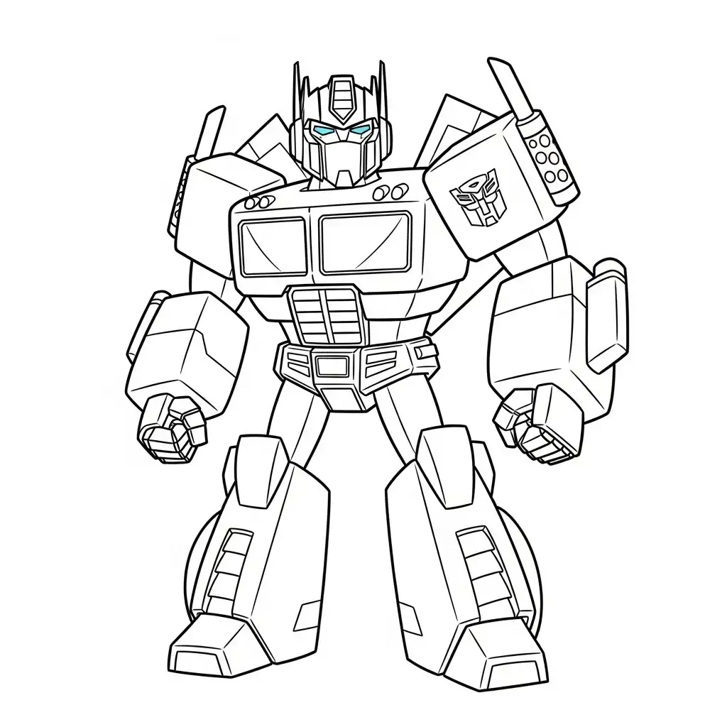 Optimus Prime para dibujar en línea