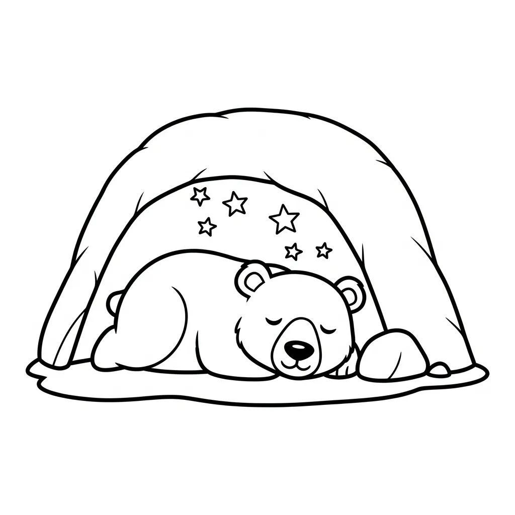 imprimir Oso Polar 14 para colorear