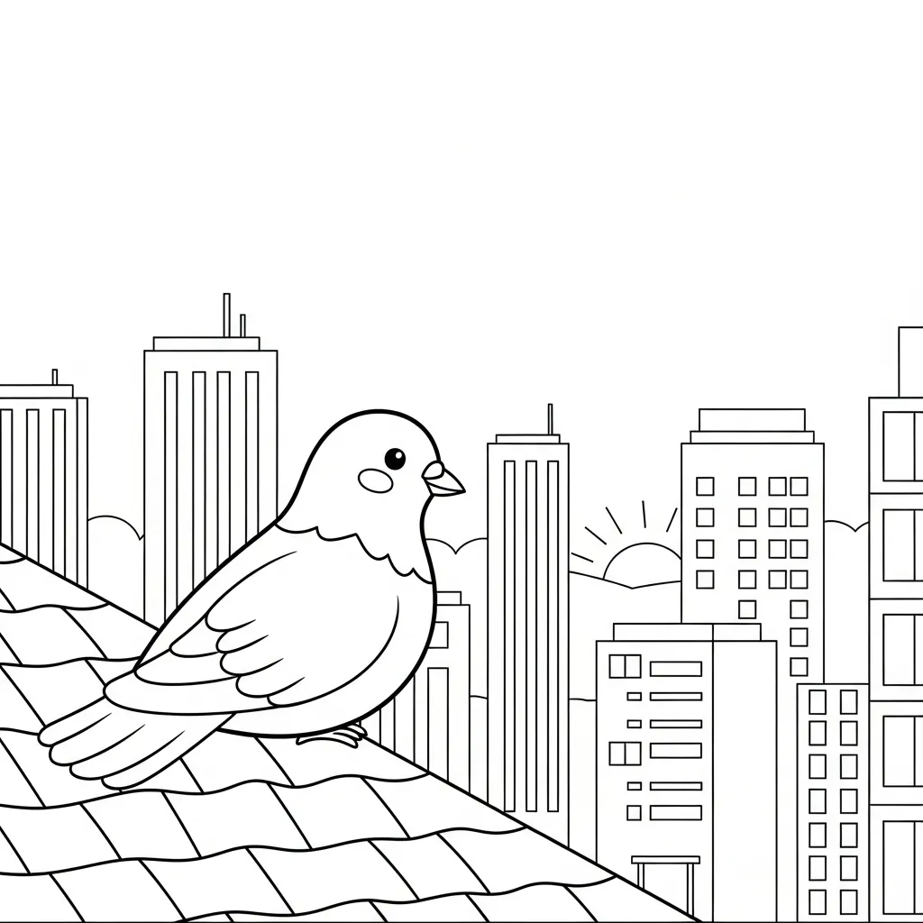 Palomas De La Paz12 de niño para colorear para imprimir