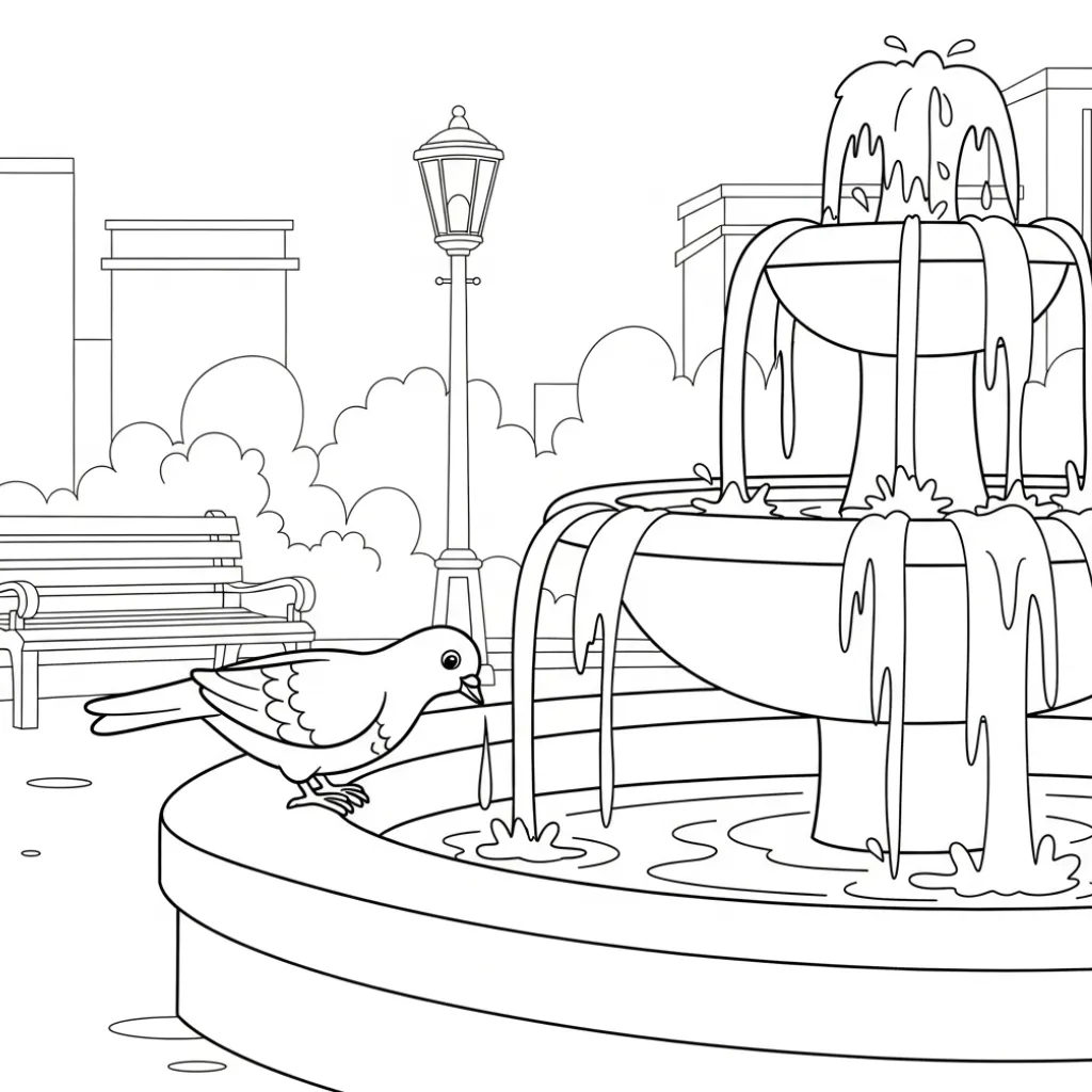 imagen para colorear Palomas De La Paz13 niño