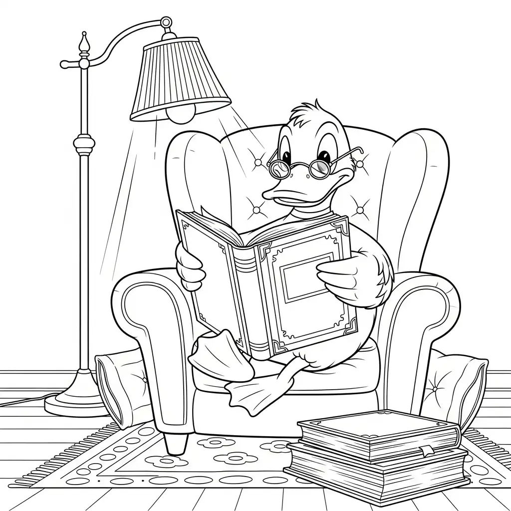 Patos para colorear para imprimir