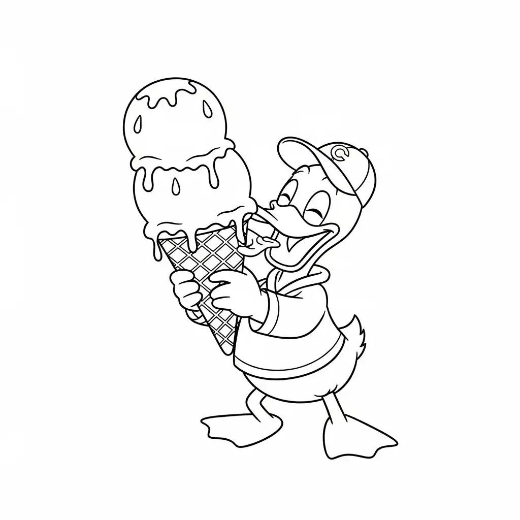 Patos para colorear para imprimir para niño de 10 años 2