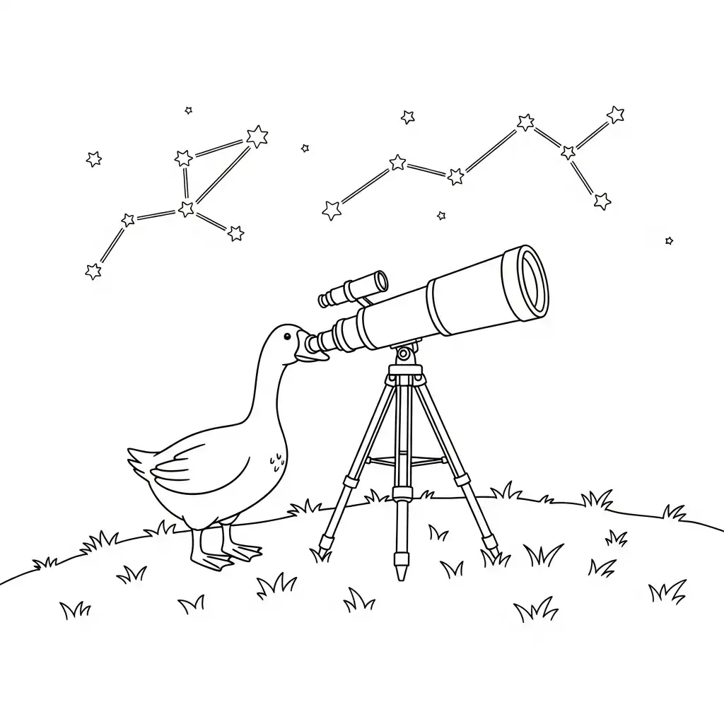 Patos para colorear para imprimir para niño de 4 años 2