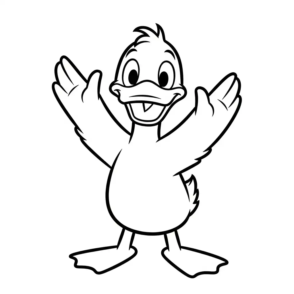 Patos para colorear para imprimir para niño de 2 años