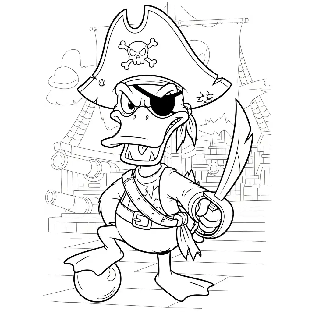 Patos para colorear para descargar