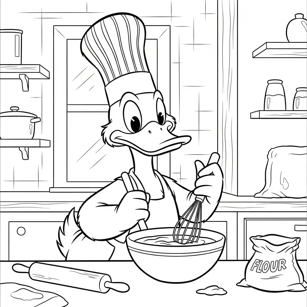 Patos para colorear en línea