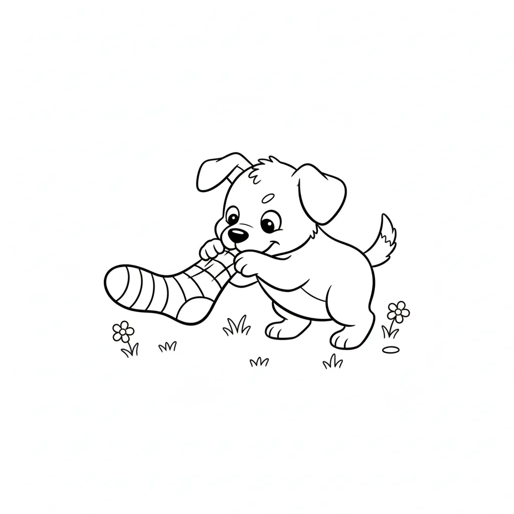 descargar Perritos 14 para colorear gratis