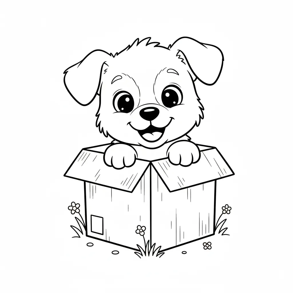 descargar Perritos 15 para colorear gratis