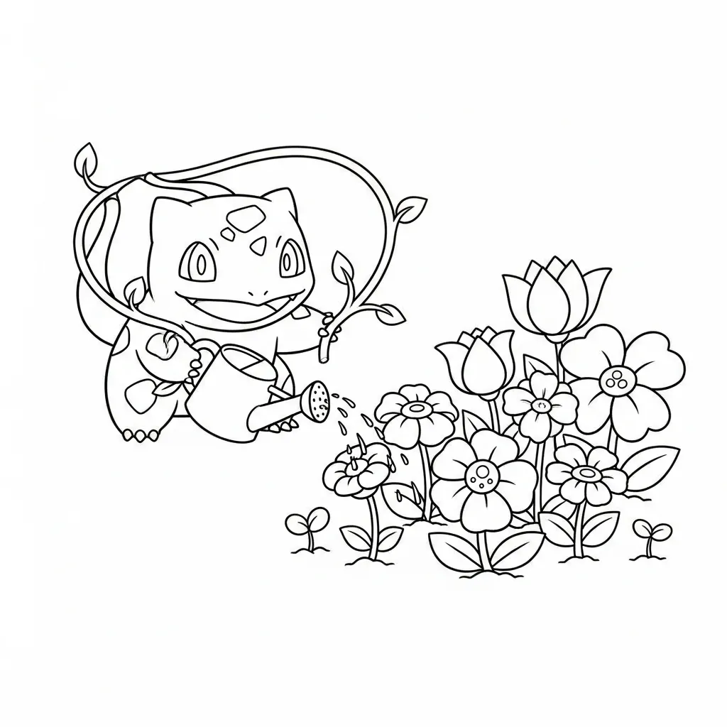 Pokémon parte 2 12 para colorear para imprimir para niños