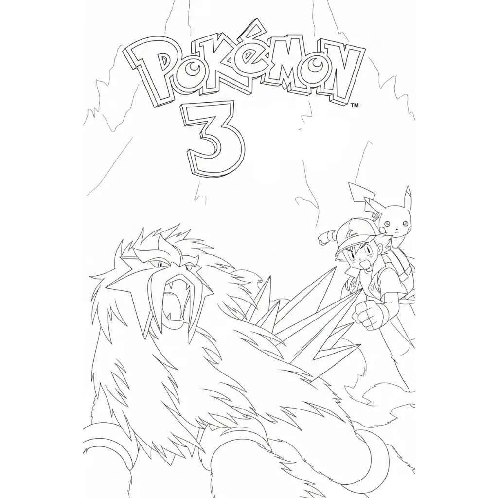 Pokémon parte 3 19 para dibujar en línea