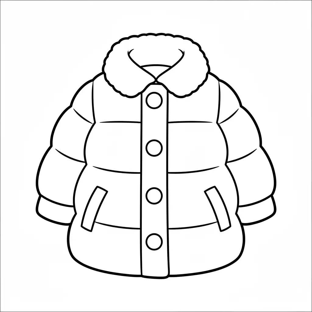 Ropa para colorear para imprimir para niño de 8 años