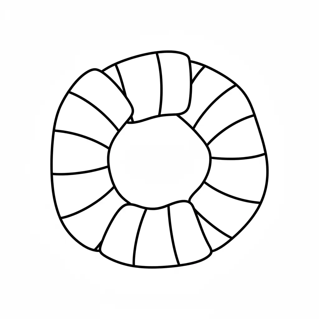 Ropa para colorear de para niños