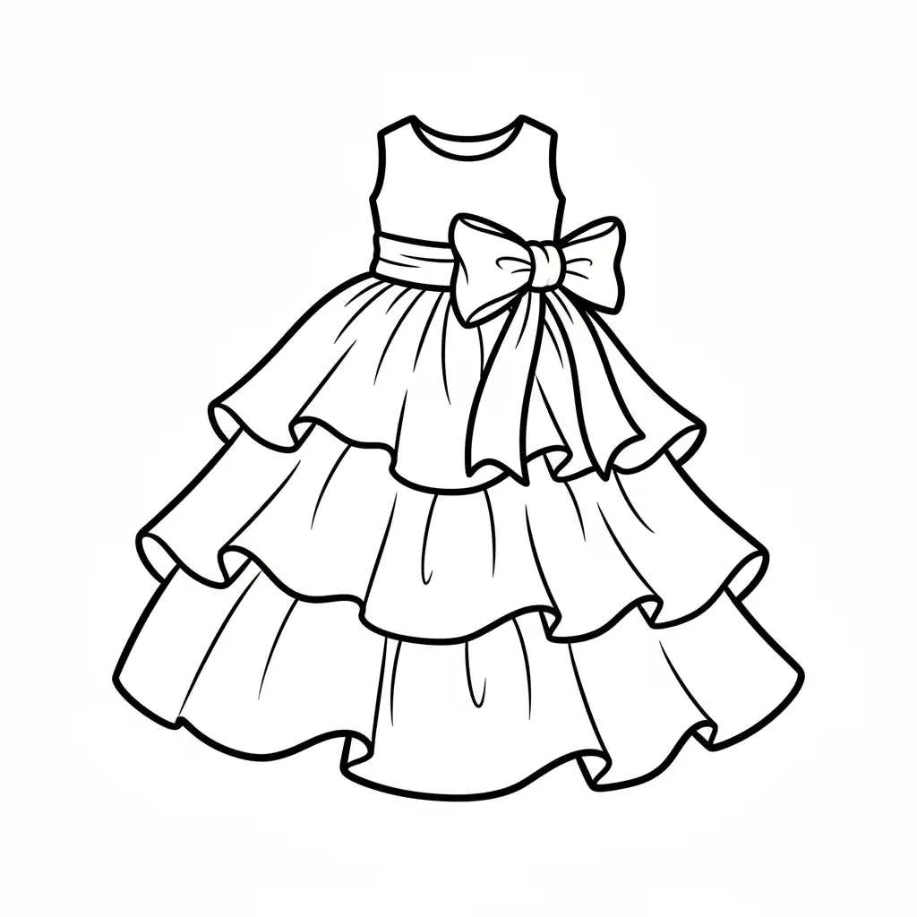 Ropa para colorear para imprimir pdf gratis