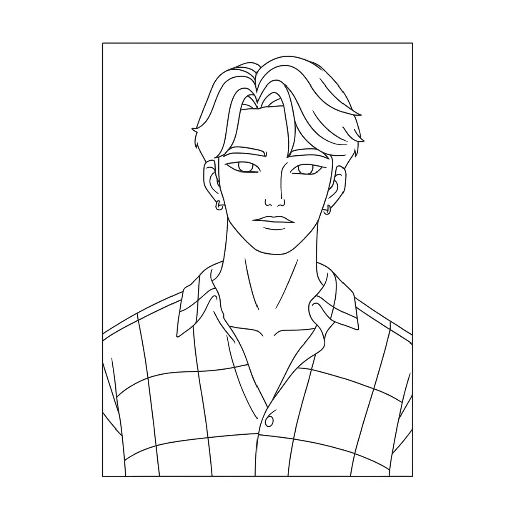 Saja Boys 18 para colorear y recortar