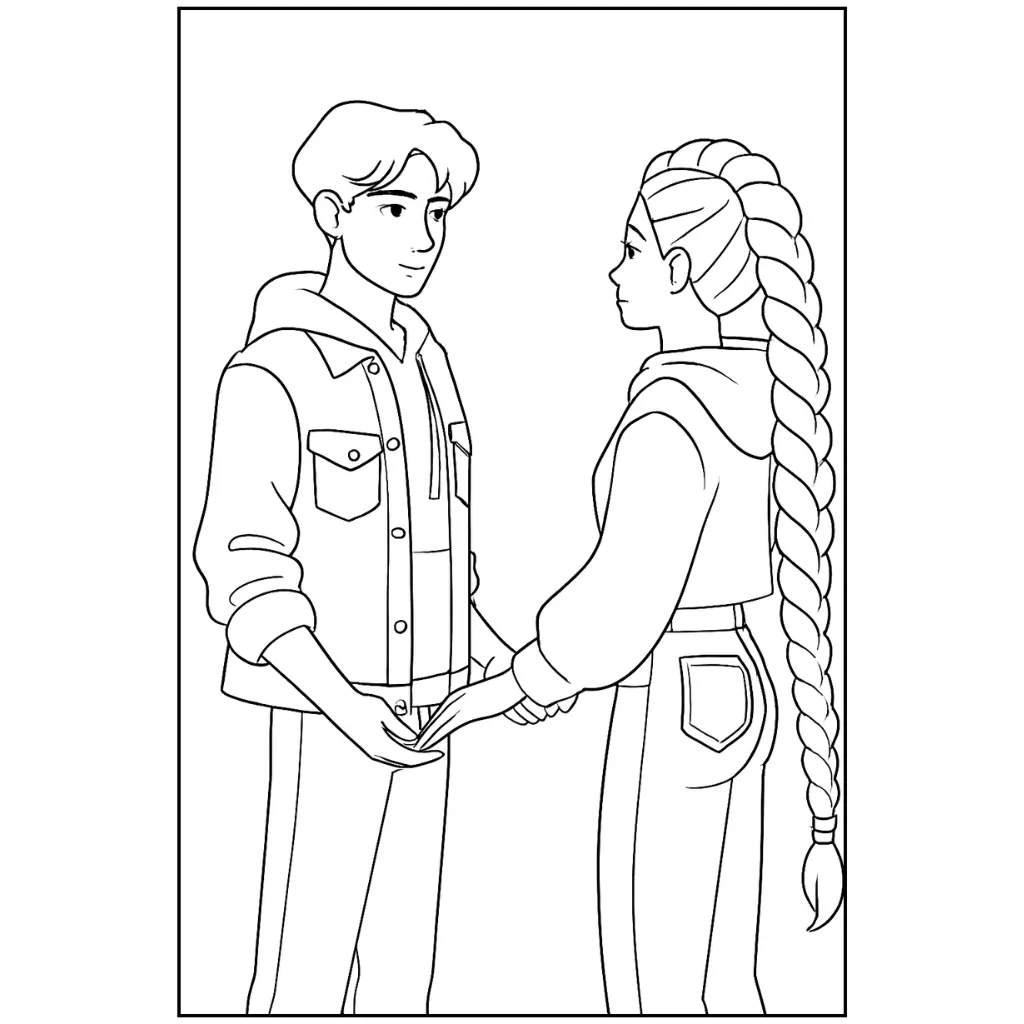 Saja Boys 23 para colorear y recortar para imprimir gratis