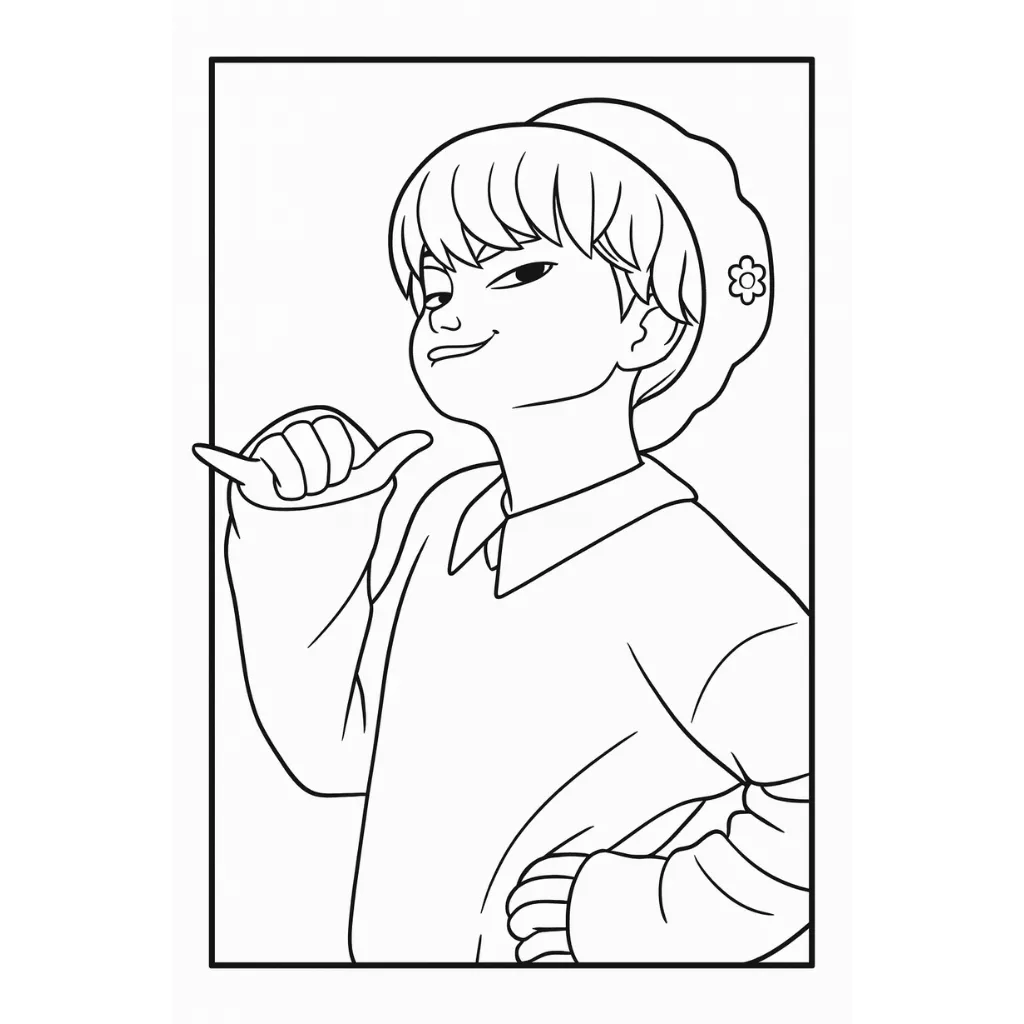 Saja Boys 25 para colorear en línea