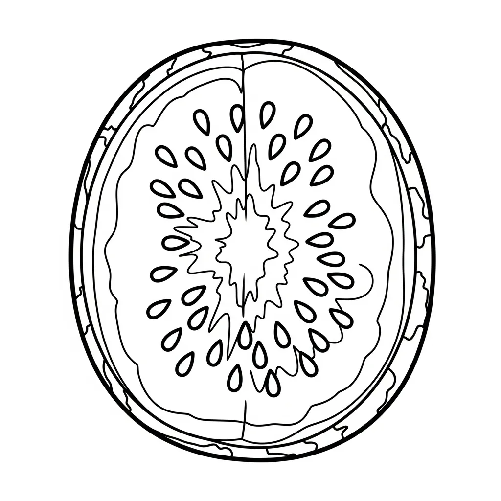 Sandía 2 para dibujar en línea