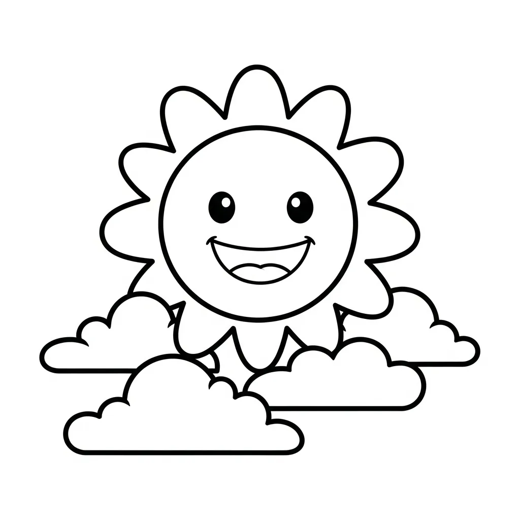 para imprimir Sol 2 para colorear gratis