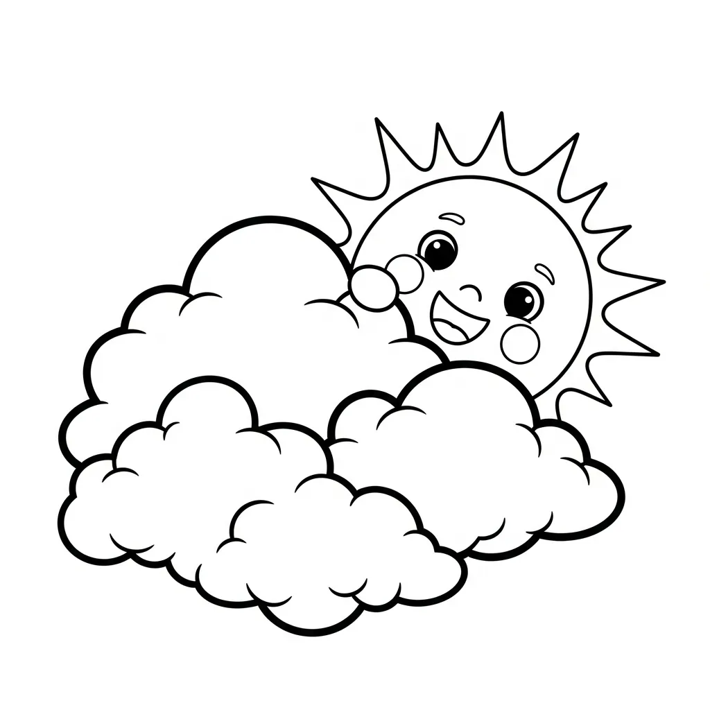 imprimir Sol 8 para colorear gratis