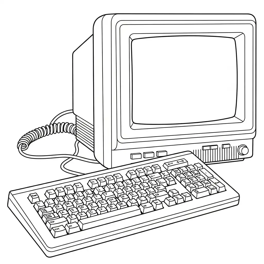 Teclado para colorear en línea 1