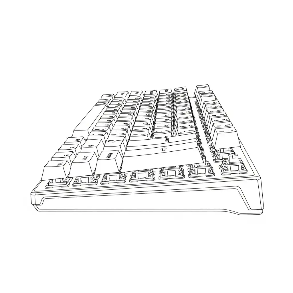 Teclado para dibujar en línea 1