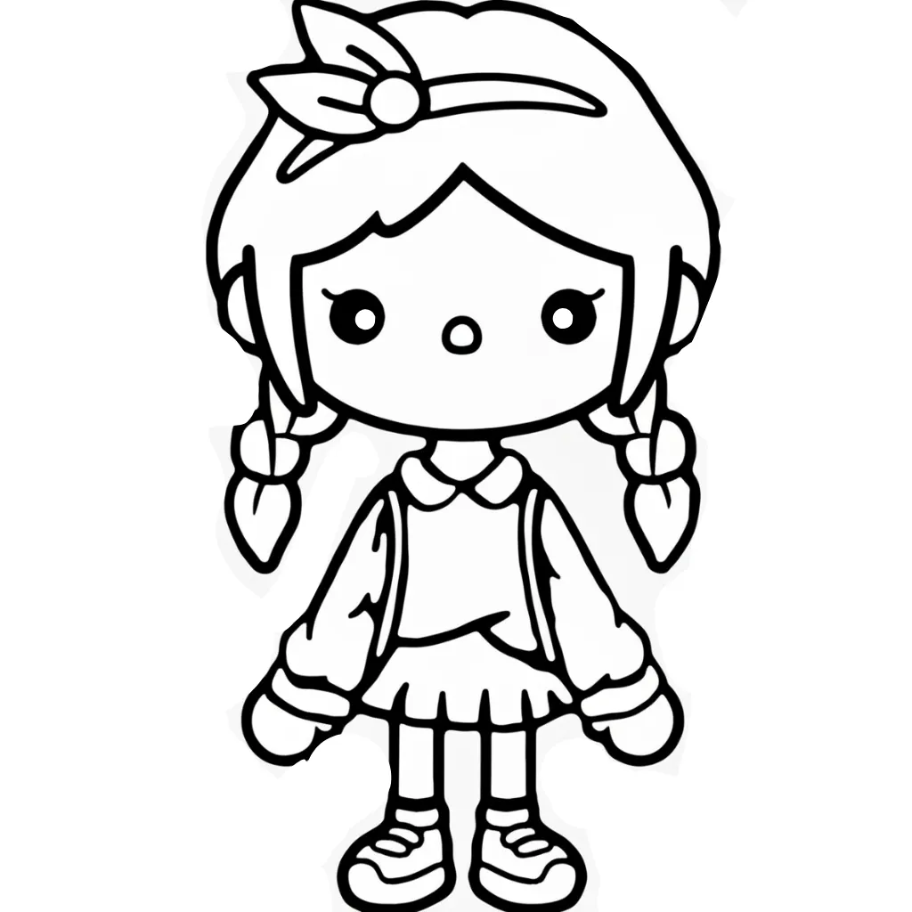 imagen de Toca Boca 18 para colorear para niño