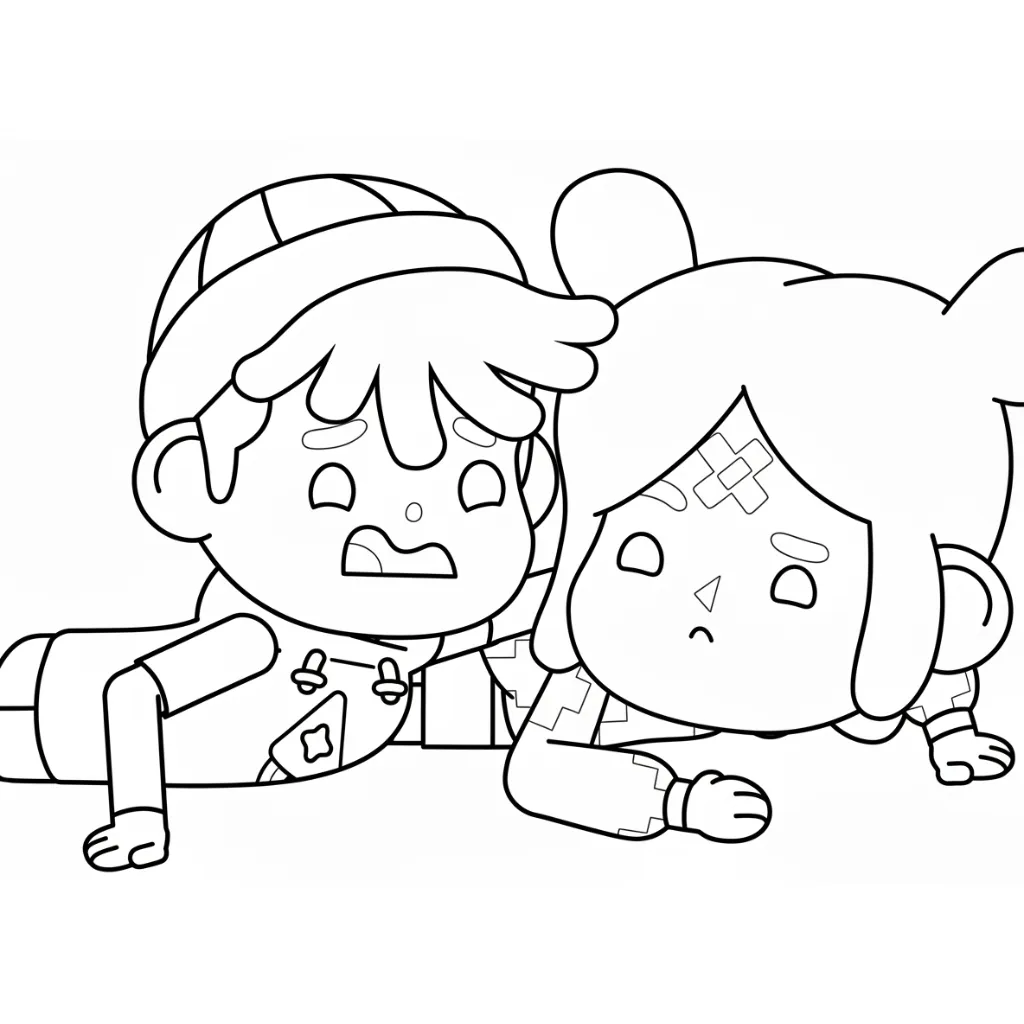 descargar Toca Boca 9 para colorear gratis