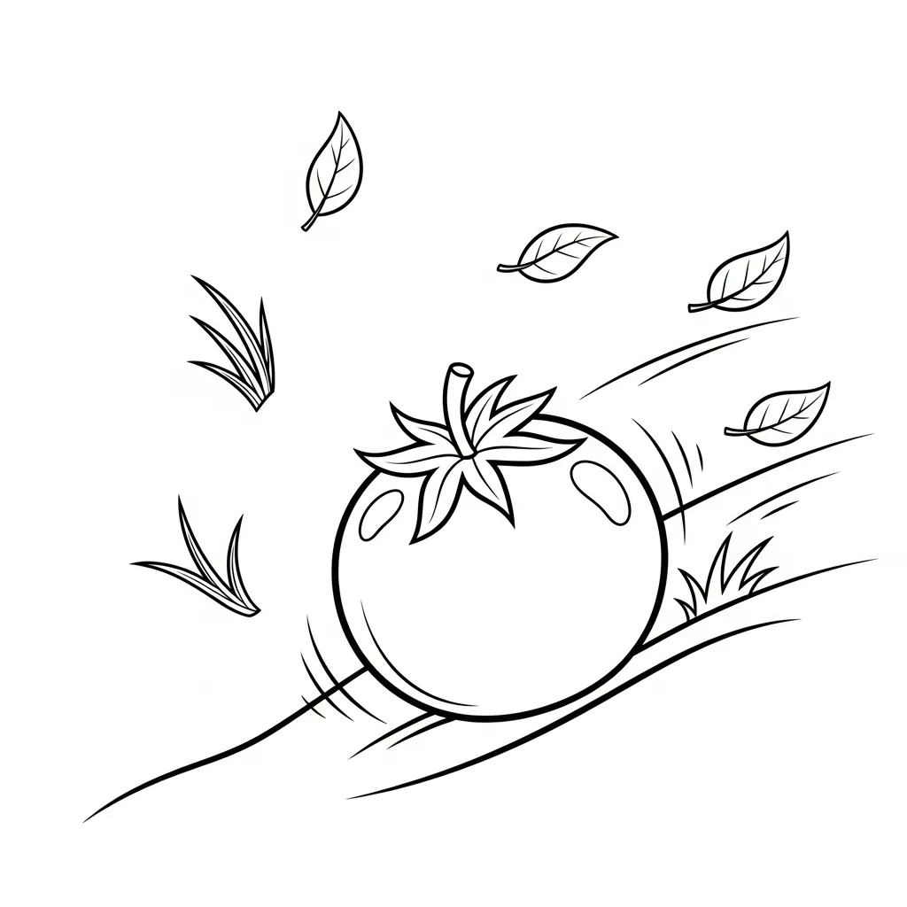 Tomate 17 para colorear y dibujos