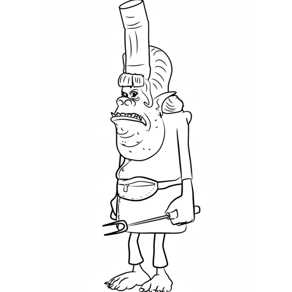 Trolls 1 para dibujar en línea