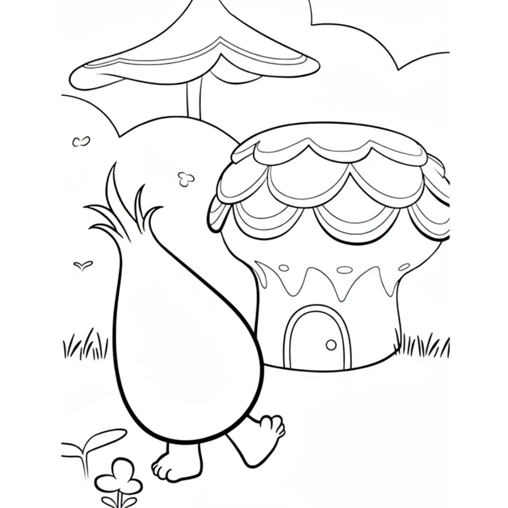 Trolls 3 para colorear y dibujos