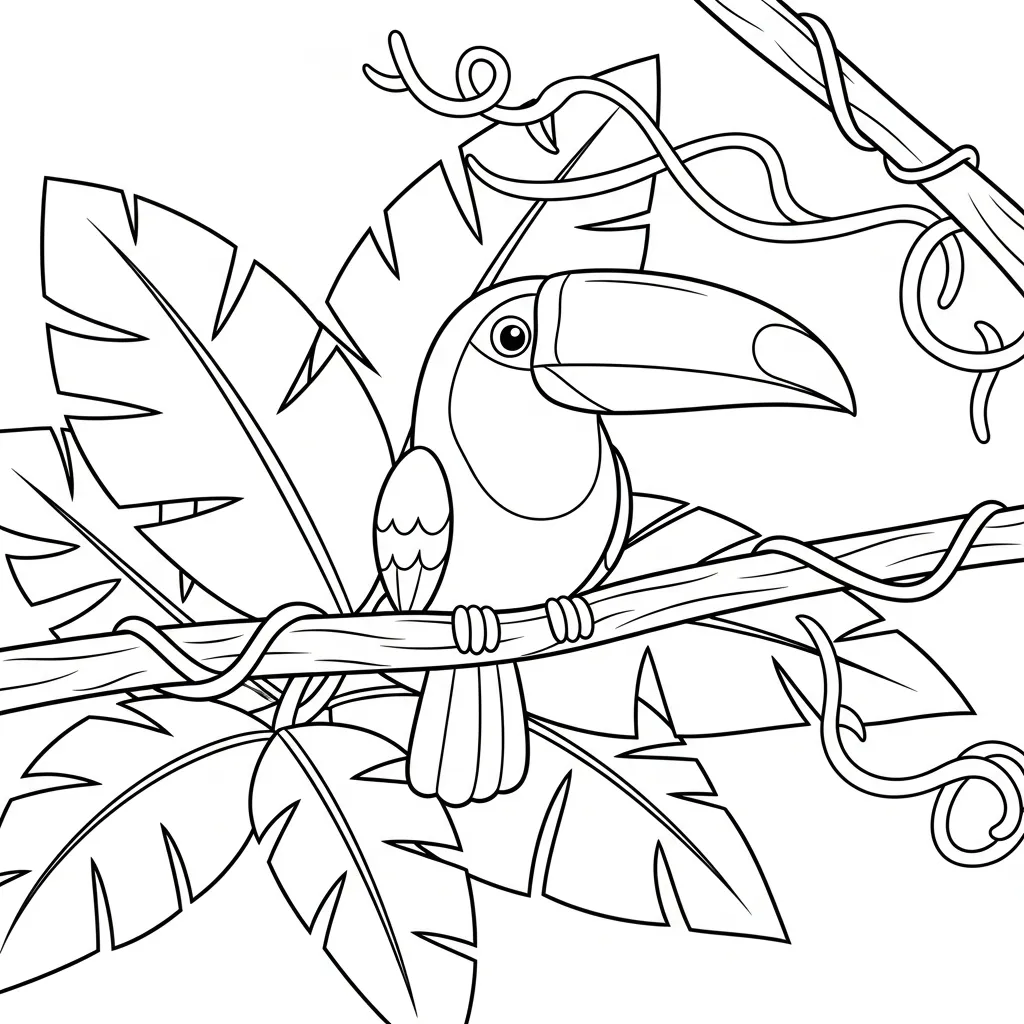 Tucan 12 para dibujar en línea